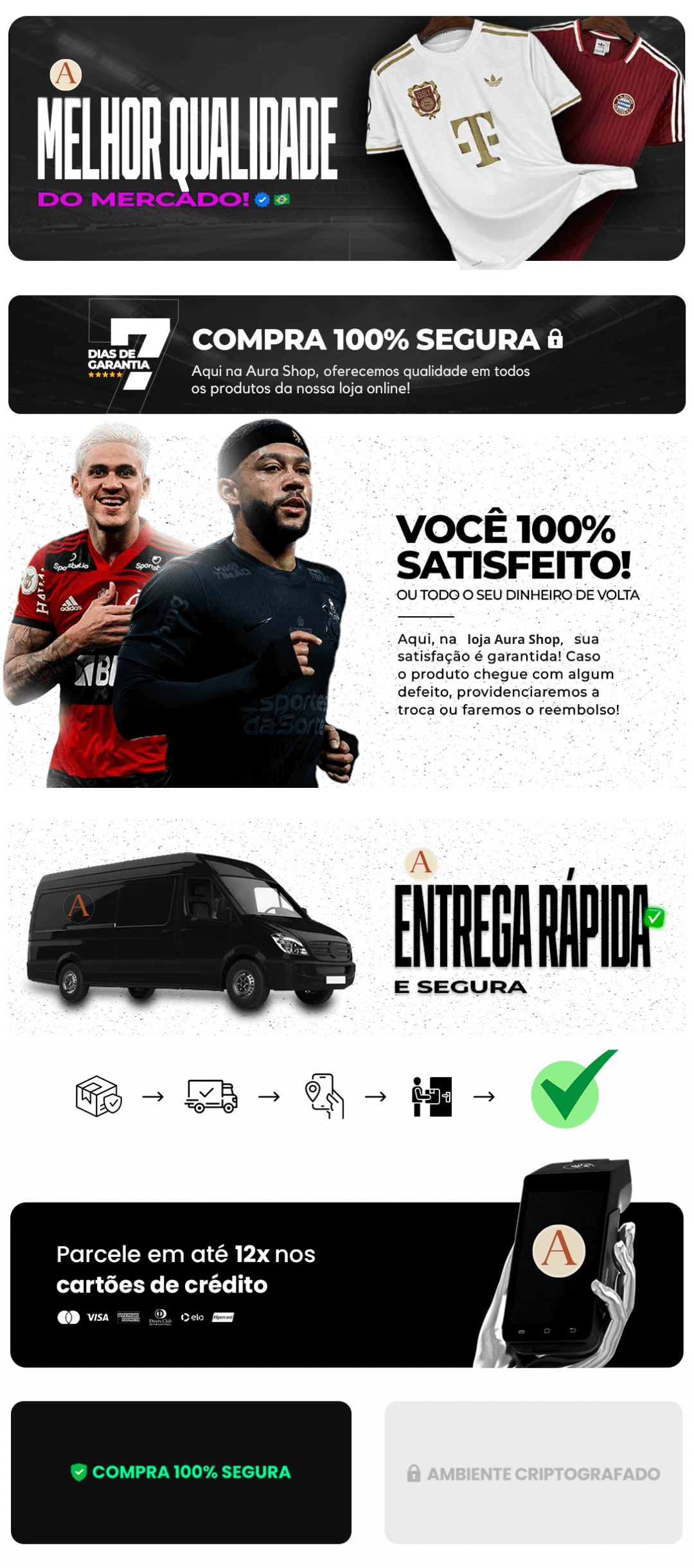 Descrição Produto - Aura Shop - Camisas de Futebol